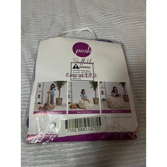 Stuffed Animal Toy Storage Bean Bag Cover - Picture 7 of 7